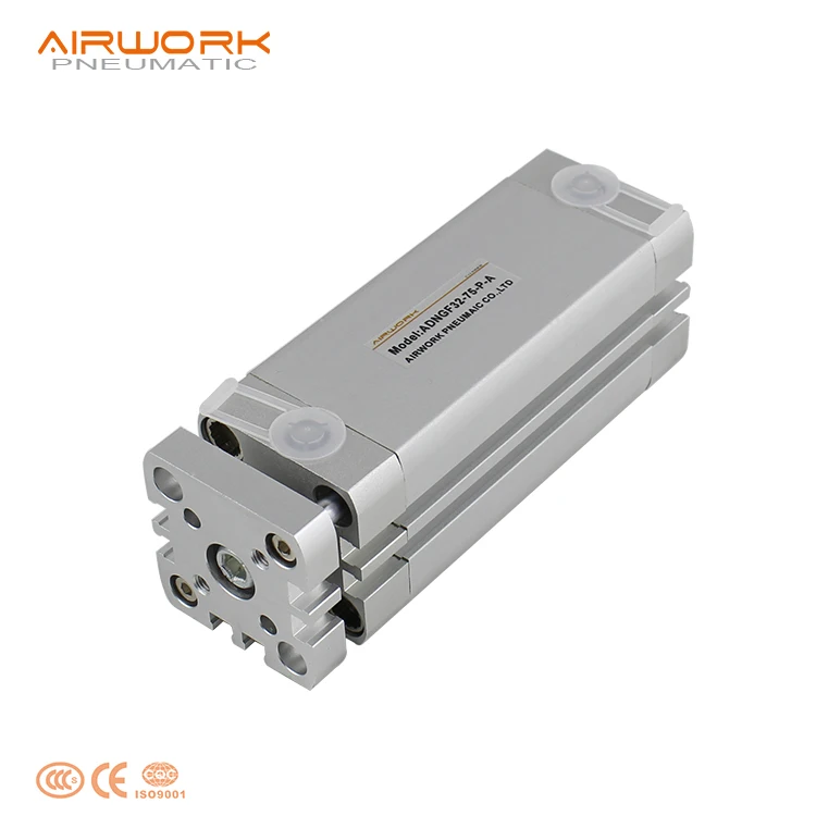 ADNG double-acting compact pneumatic cylinder with guide rod for cnc