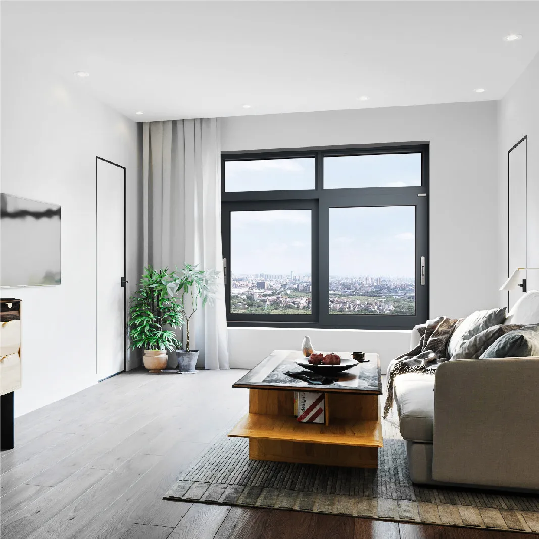 Factory price Aluminium glass sliding windows aluminum horizontal sliding windows