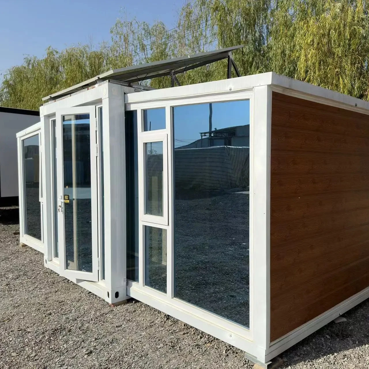 Высококачественный складной дом с двойными крыльями, 1 кровать, 1 ванная комната, 1 контейнерный дом, низкая цена