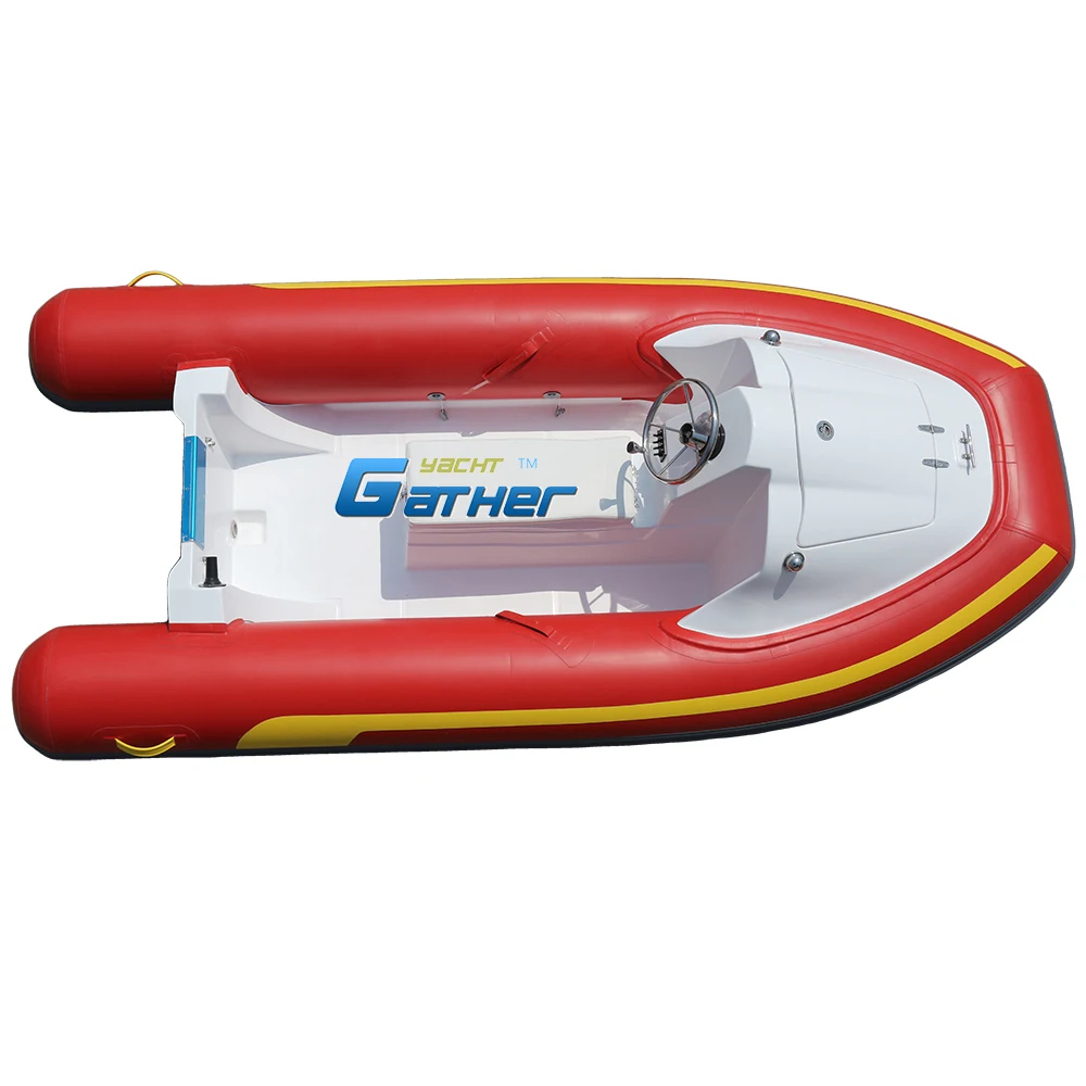 Gather china CE 3.6m small formosan/orca hypalon boat Rib360D Rib inflatable rider Boat 2 Person tour Boat for sale