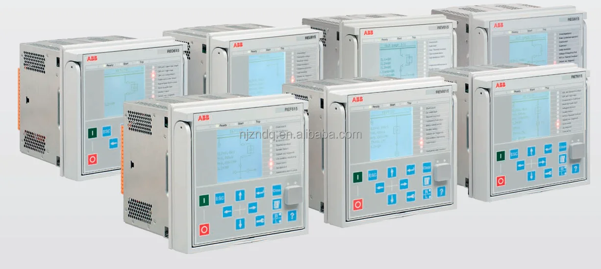 Multifunction protection relay RED615 with three-phase  thermal  overload  protection and  Circuit  breaker  failure  protection