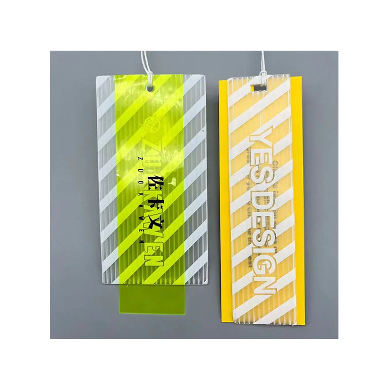 Custom Biodegradable Fashion Style Clothing Tag With hang Tag String,paper Pvc hang Tag for Denim Jeans Clothes Label