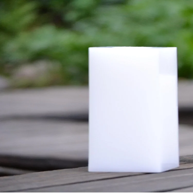 square pillar 75mm real wax LED flameless electronic candle