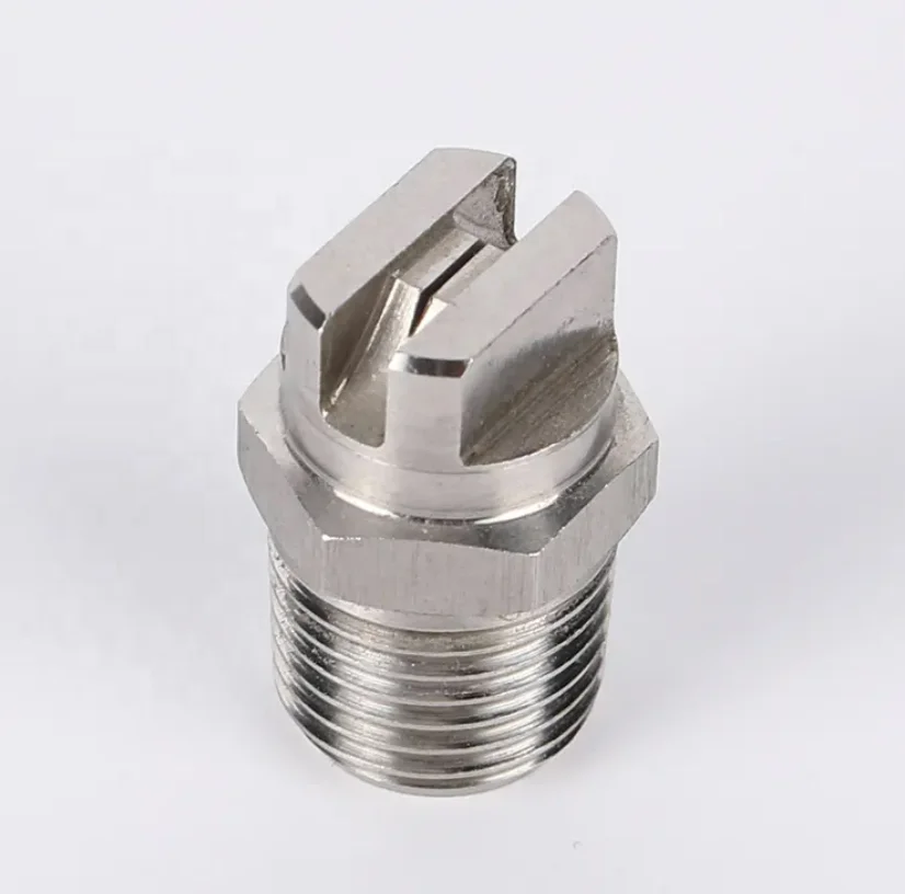 1/4' 65 Degree 304SS High Pressure HU HVV Flat Fan Jet Spray Nozzle For Orbit
