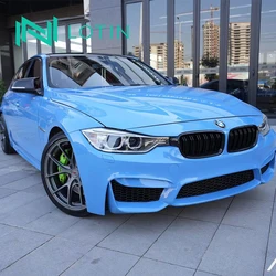 Factory Price Vinyl Sticker Self Adhesive Acid Green PVC Car Vinyl Wrap Wrapping Film 1.52*18m
