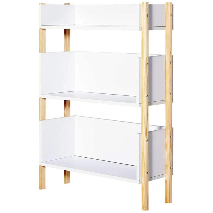 Professional Factory Wooden Book Racks Book Shelves For Home Vintage Furniture Bookshelves