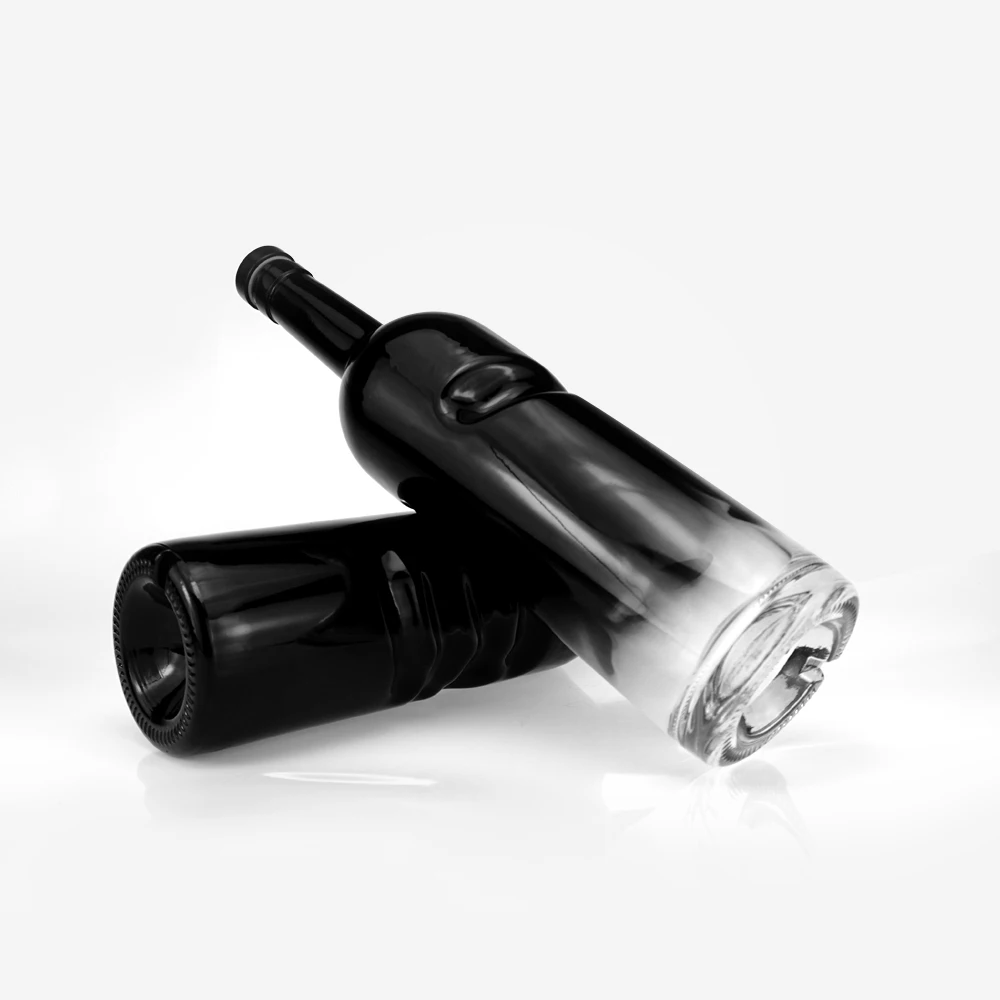 Manufacturer Wholesale Special-shaped Glass Wine Beverage Bottles500ml 700ml 750ML Bottle