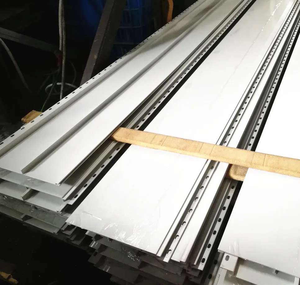 
 Fine quality white powder coated extruded wall panel aluminum  