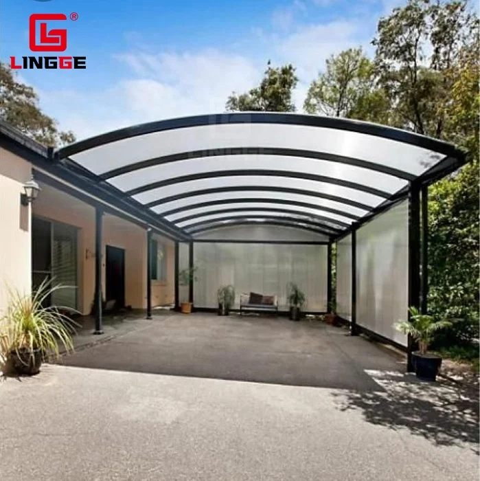 Factory Price Garages Alloy Sun Shade Carports Customized High Quality Wholesale Strong Garage Carport