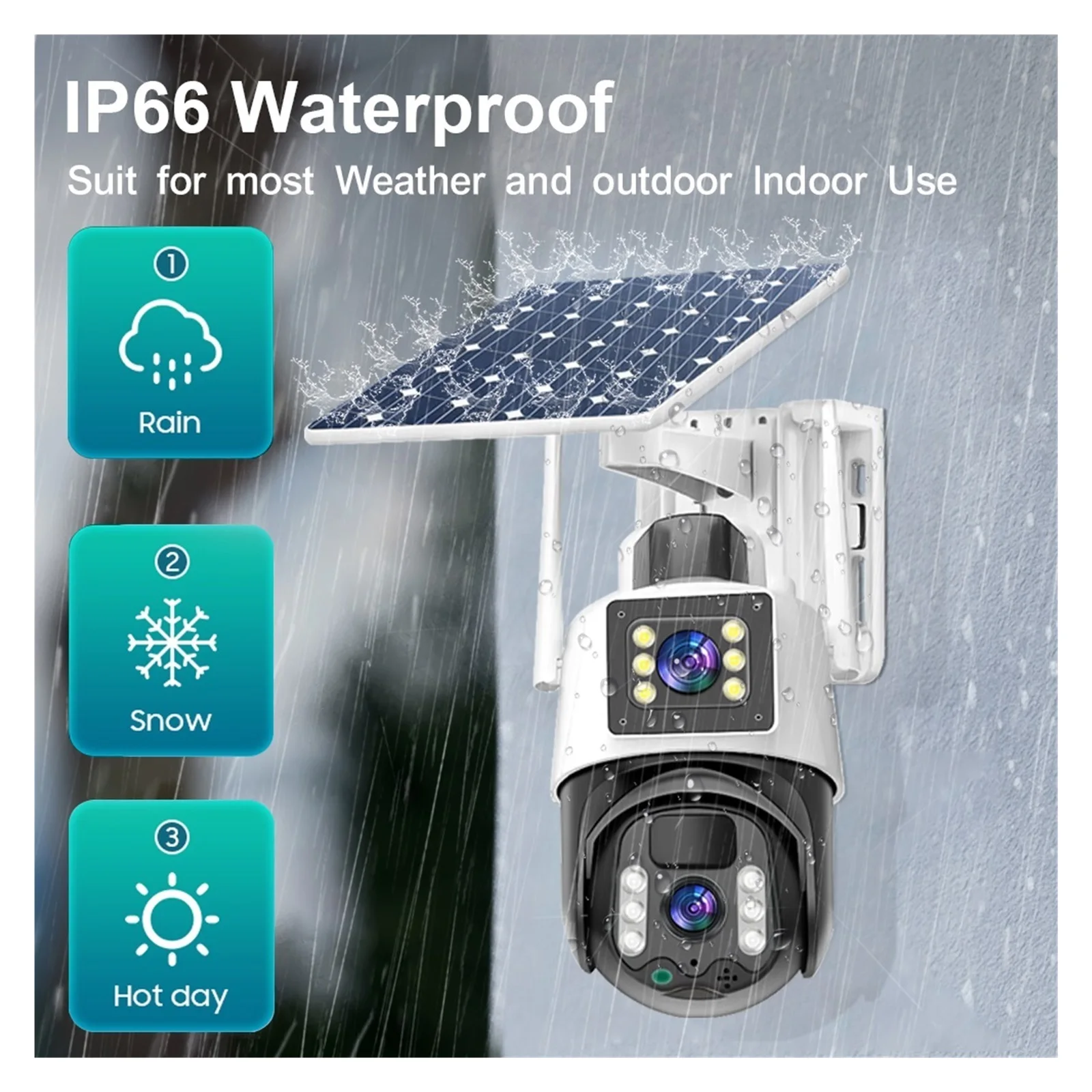 Senhuo V380 Solar 8MP 10x Zoom, CCTV, 4G, SIM Camera, Wireless WIFI Battery, Outdoor Waterproof, 360-degree Pan Tilt IP Camera