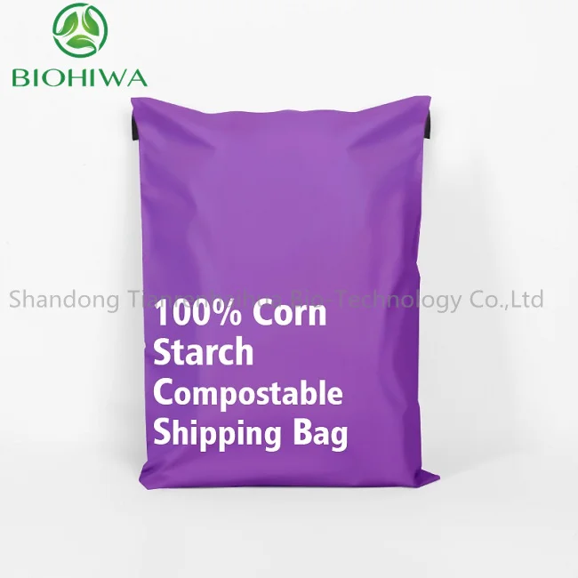 Biodegradable Custom PLA PBAT Mailer Bag Parcel Post Shipping Mailing Bags