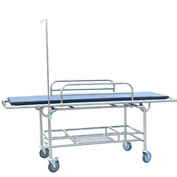 
Good price stainless steel patient emergency ambulance hospital stretcher 