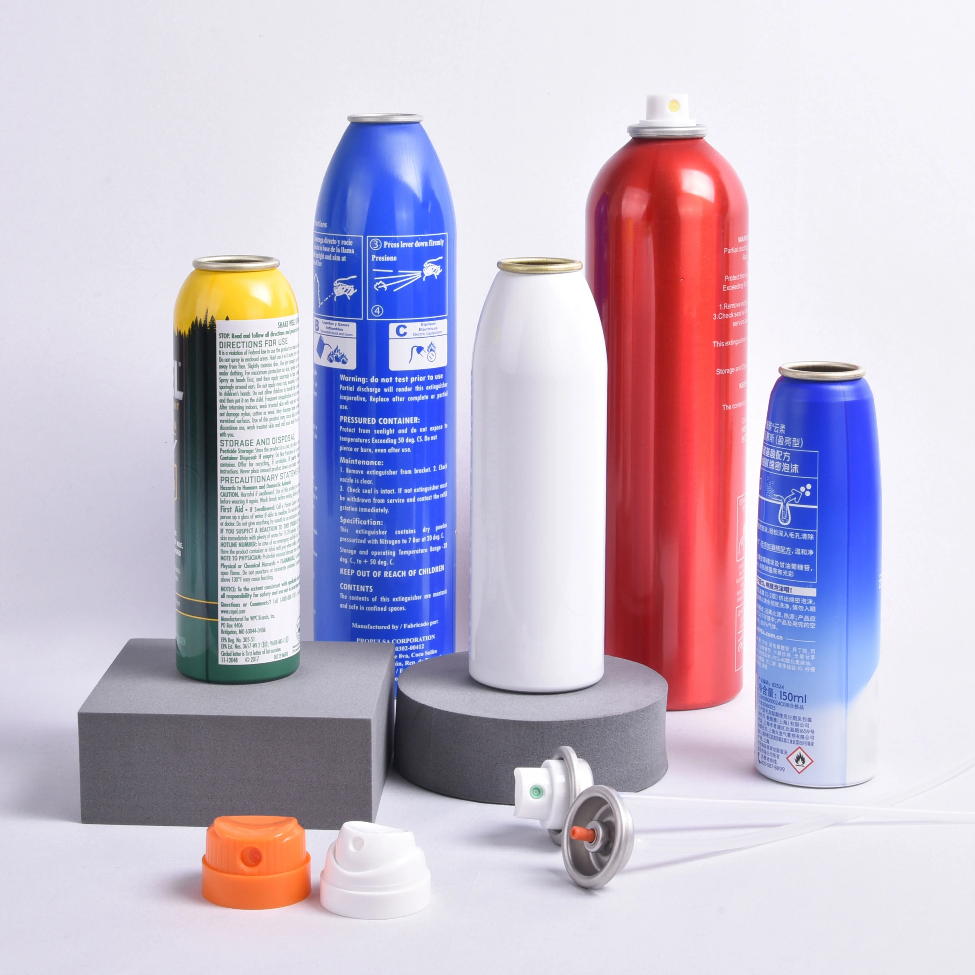 Hot Sales Aluminum Aersol Can 4oz 5oz 10oz 16oz 300ml 125ml 200ml Bug Spray Foaming with Long Lasting Protection from Mosquitoes