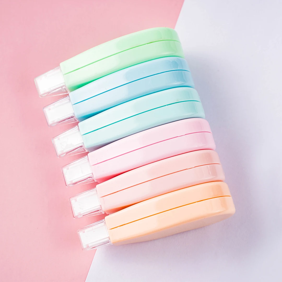 Набор школьных канцелярских принадлежностей, Милая Мини-лента 5 мм * 5 м, Корректирующая лента для школы и детей