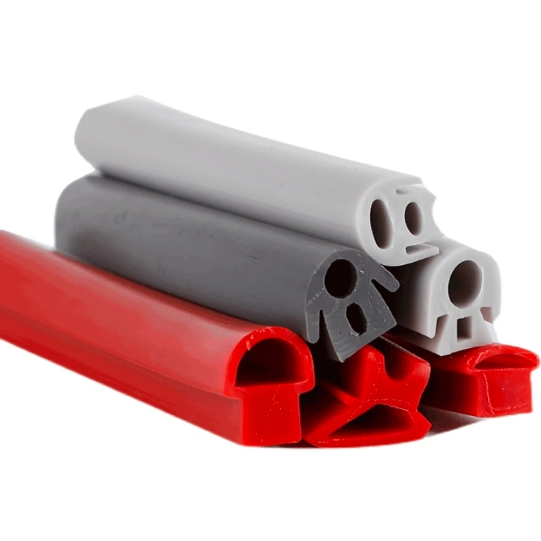 Mushroom head 13*16*20 special-shaped rubber strip red silicone seal