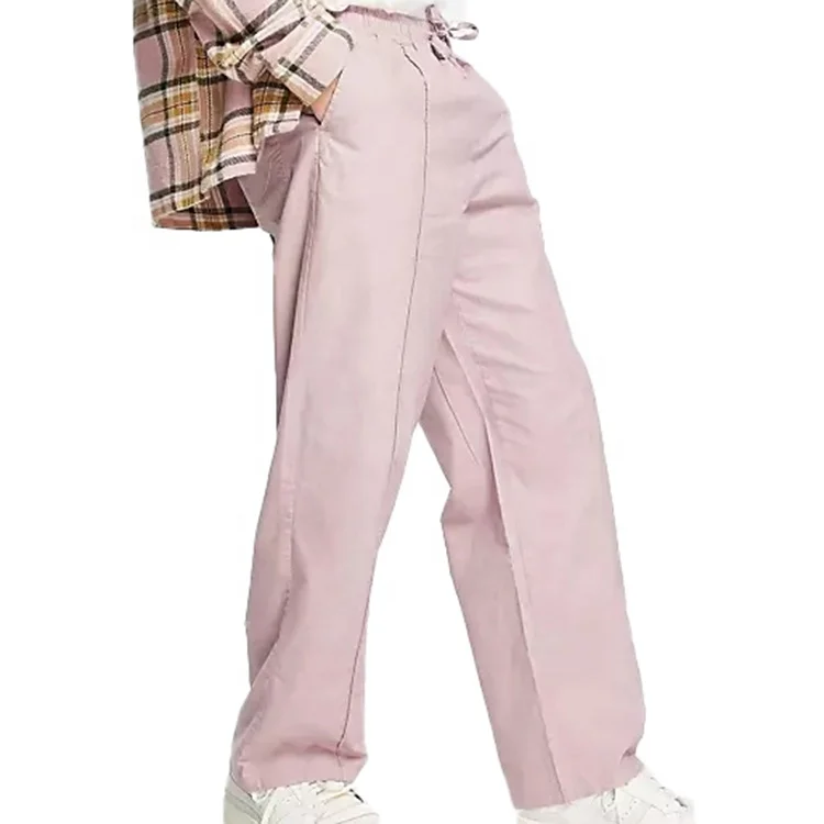 custom summer fashion brand cotton trousers casual workout outdoor khaki harem pink chino streetwear wholesale loose men pants