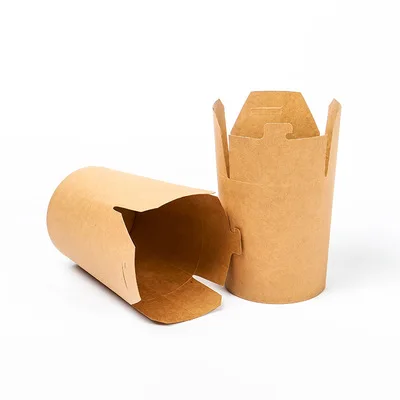 bagasse take out shippinges kraft paper biodegradable take away boxes bakery Disposable reusable chinese noodle box