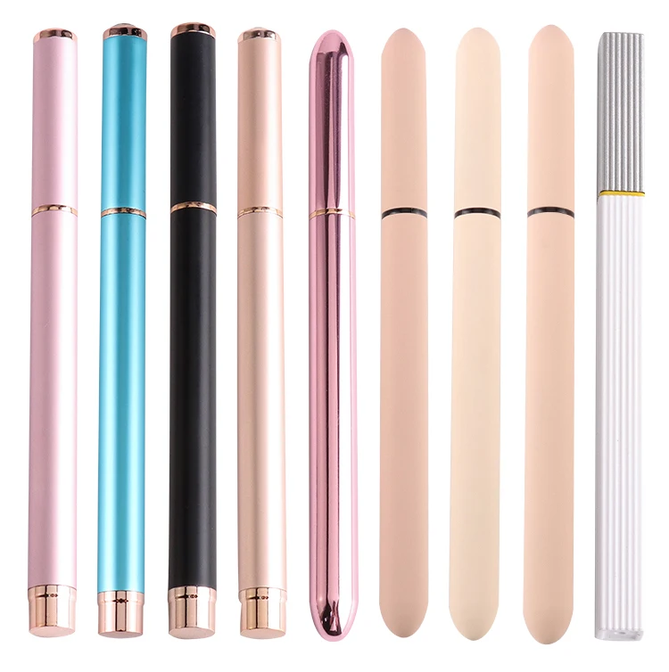 New Design 2 In 1 Private Label Custom Logo Colored Waterproof Glitter Liquid Black Lashglue Glue Pen Eyeliner For Makeup