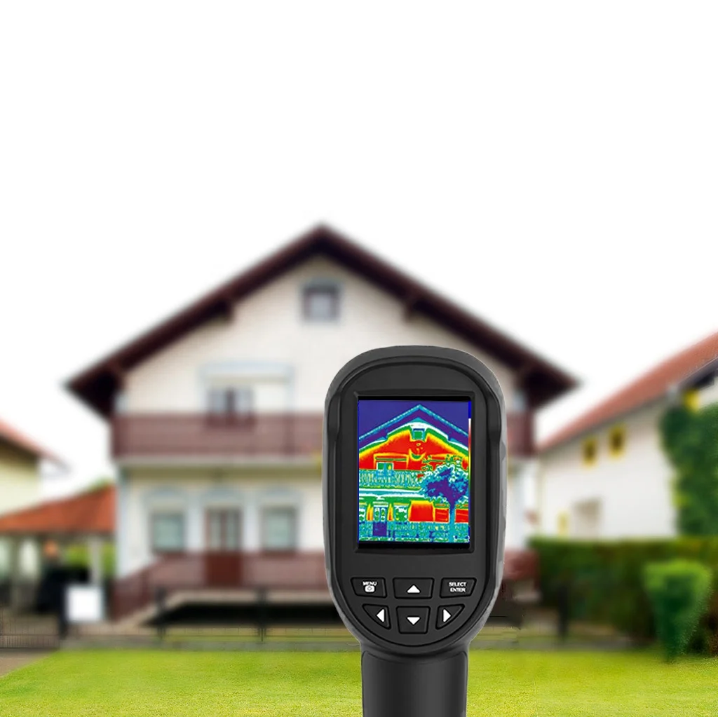 Water Pipes Leak & Fire Detection Inspection Thermal Camera With Temperature Measuremend