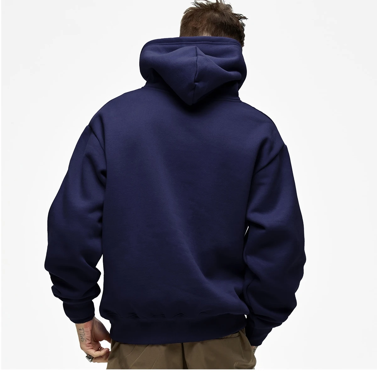 Custom Logo Design Black Men Plain 400 Gsm Heavy Cotton Thick Heavyweight Hoodie Blank High Quality Hoodies