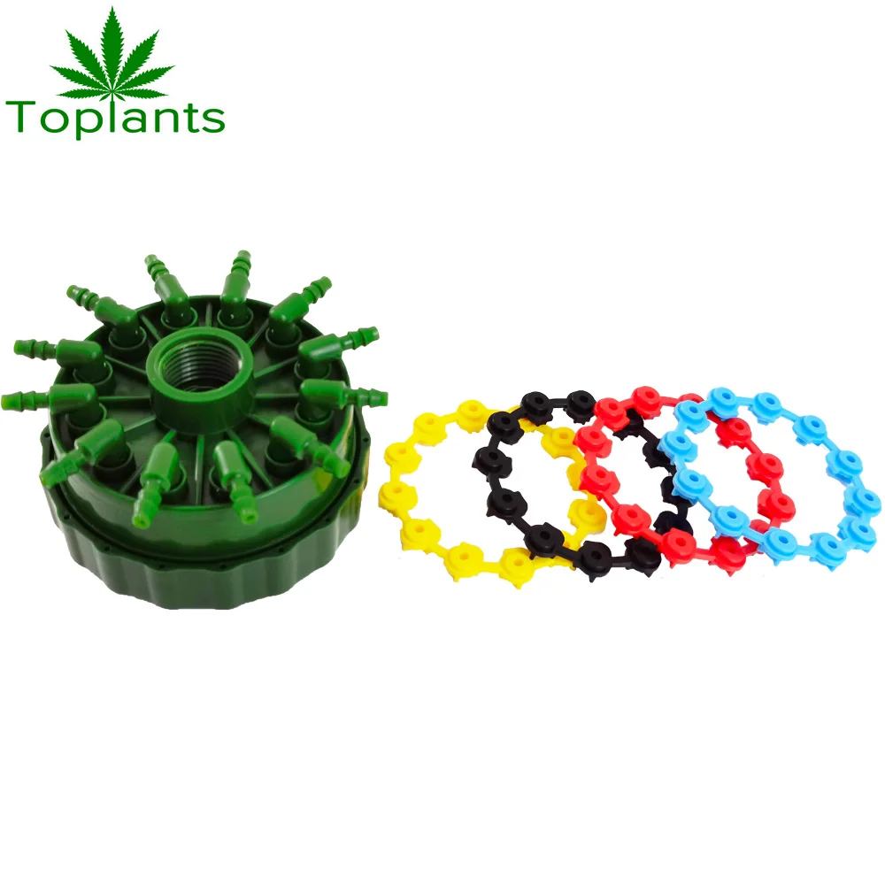 Multi Flow Hydroponic 12 Ports Manifold for Irrigation