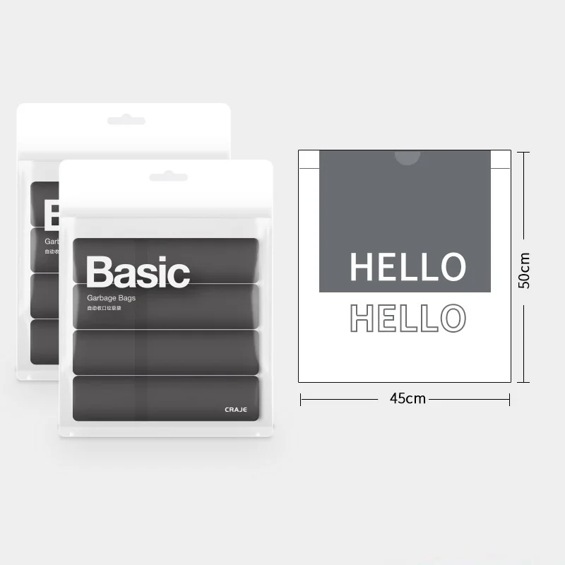 Low-priced Scented Optimized Blending Formula Disposable PE Plastic Garbage Trash Bag Drawtape For Hotel Restaurant