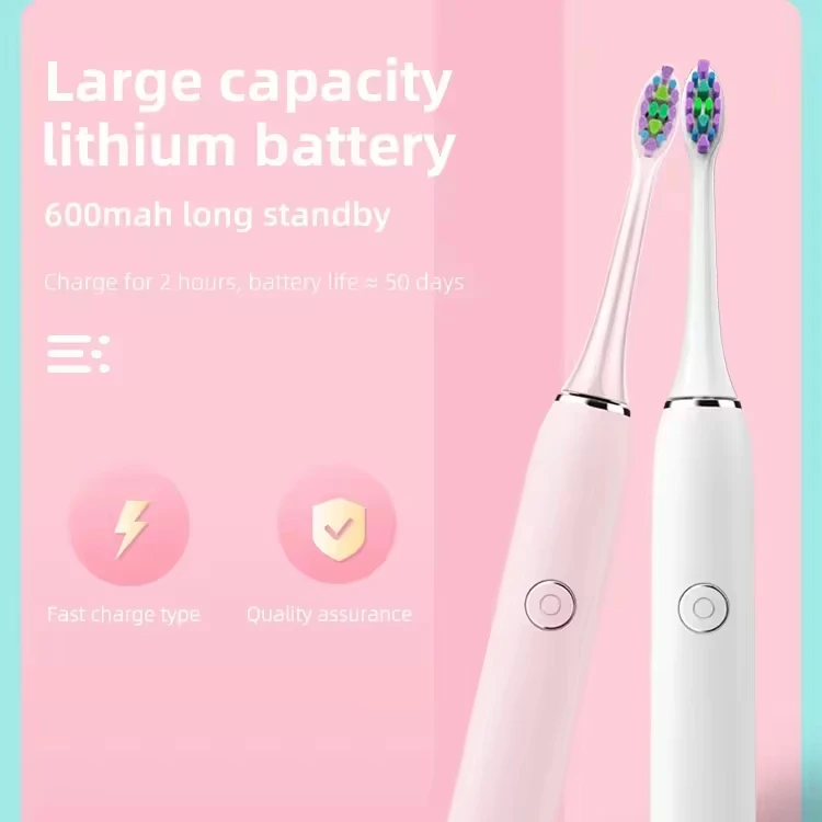 Baolijie SN302 2024 Лидер продаж одобренная BSCI индивидуальная аккумуляторная умная ультразвуковая зубная щетка для взрослых