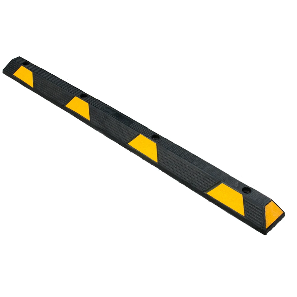 Topsafe Durable Rubber Road Security Long Term Car Wheel Chock Stopper for Parking Lot