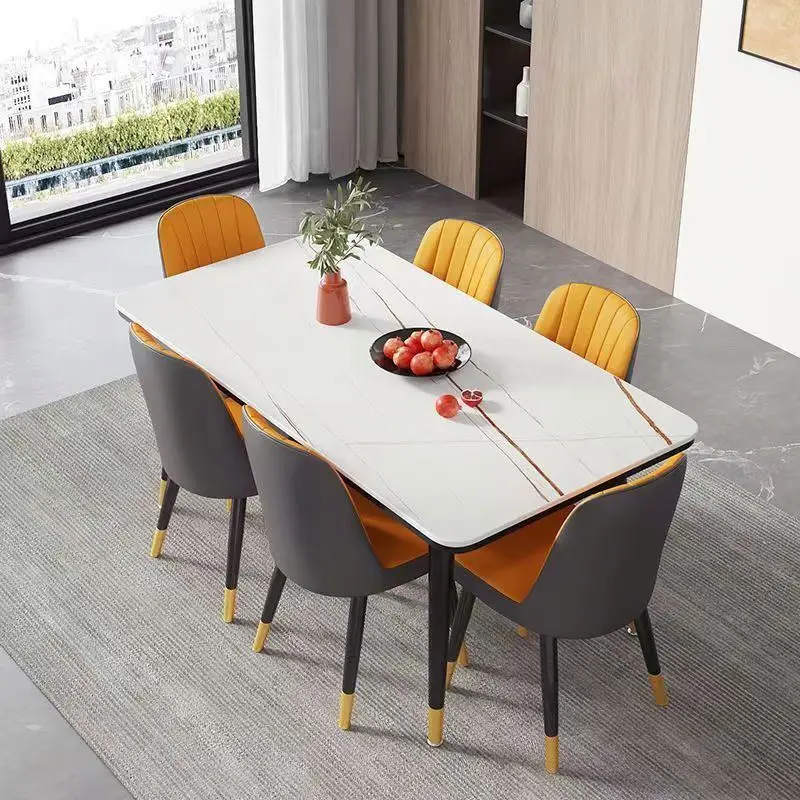 Luxury Italian Led Furniture For Events Wheels Onyx Marble Stone Top Hotel Buffet Table With Food Warmers Induction Dining Table