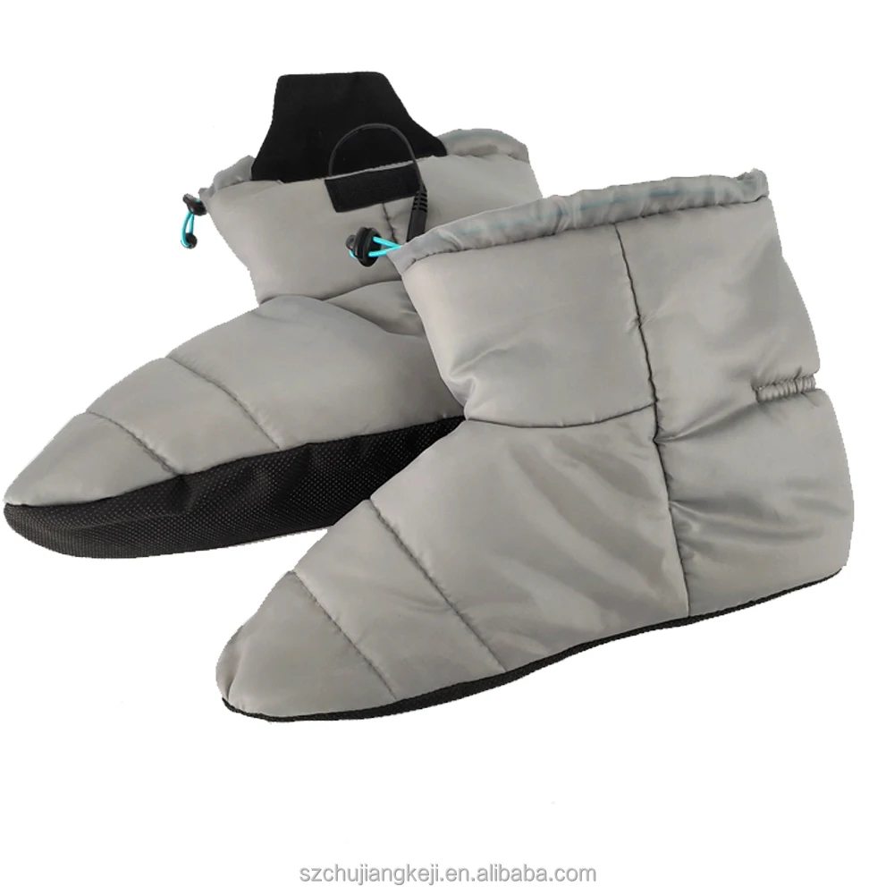 Gray multi-function customization Rechargeable Wireless Winter Warmer electrically Heated shoes