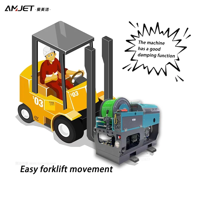 250bar 4000psi 7-10gpm Gasoline High-pressure Cleaning Machine German High-pressure Pump, Stainless Steel Casing