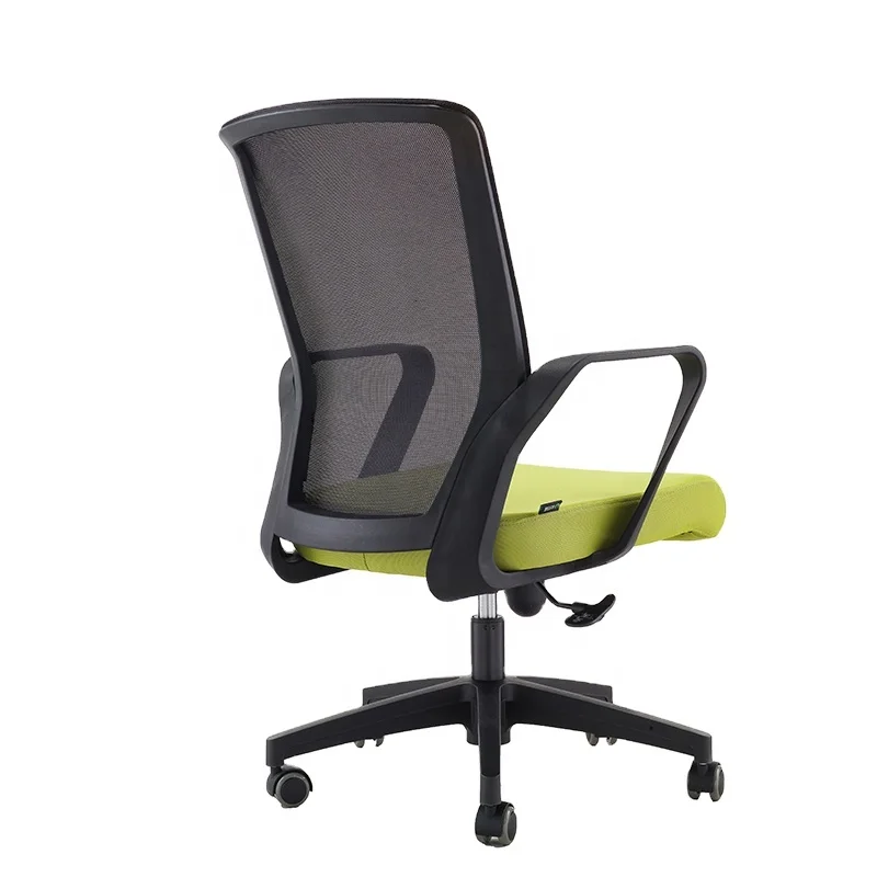 mesh back fabric seat height adjustable office chair
