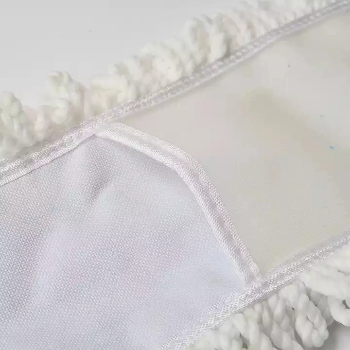 Reusable Microfiber Flat Floor Cleaning Mop Pads Household Floor Cleaning Mop With Yarn