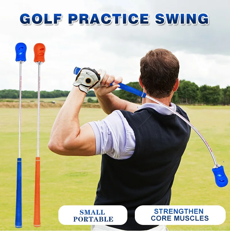 Chinese Supplier Golf Alignment Sticks Warm Up Golf Training Aids Gesture Correction for Golf Beginners Both Side Hand Useable