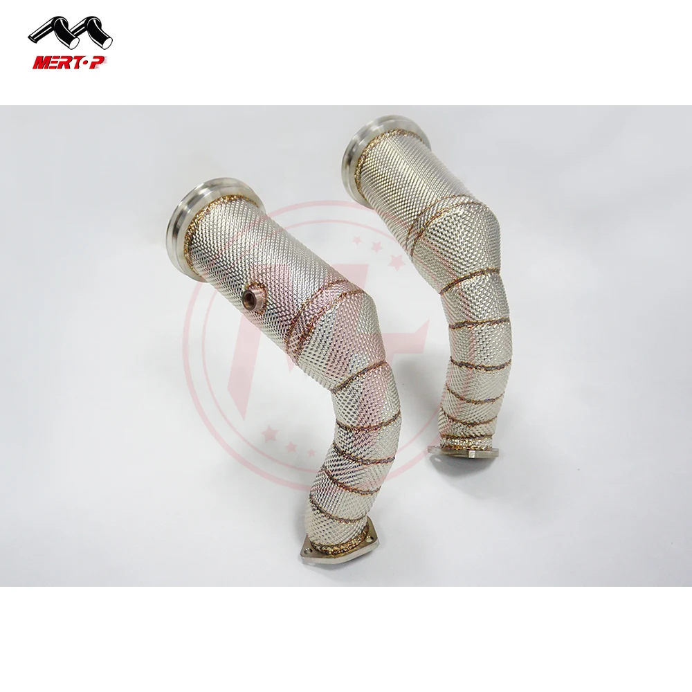  Mertop Racing Downpipe with Heat Shield for L*mborghini V8 URUS 4.0T