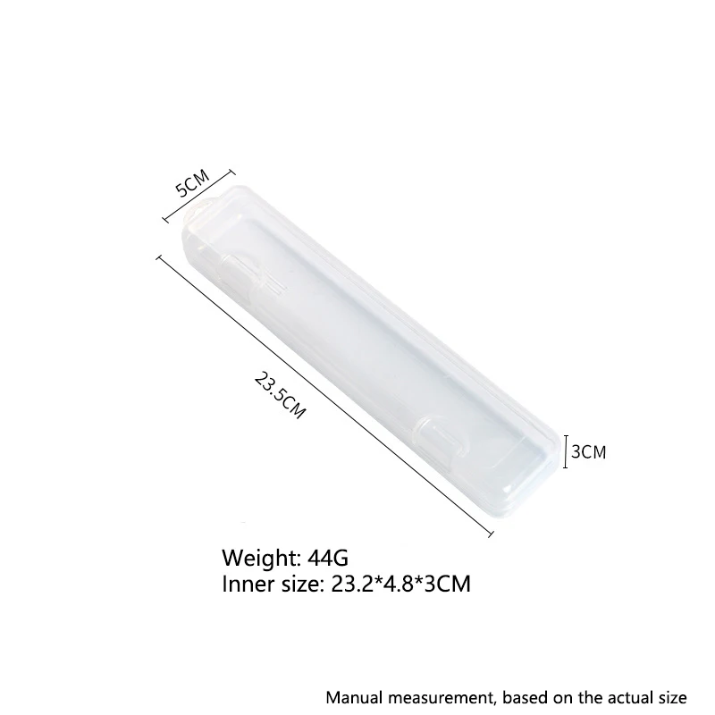 Portable transparent dustproof plastic box spoon fork chopsticks makeup brush tableware storage box