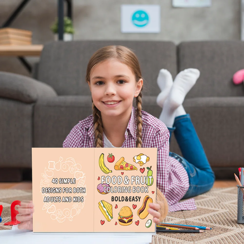 Cute Coloring Books With Colouring Pages For Kids and Adults To Color and Relax