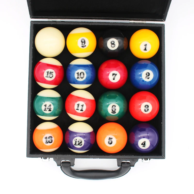 Cheap Price PU Leather Billiard Pool Ball Set Carry Case Box For Sale