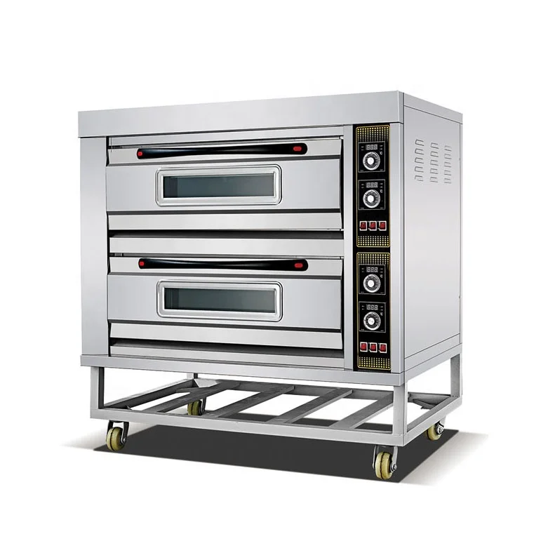 Industrial Bread Baking Oven  Commercial Baking Oven 2 Deck 6 Tray Bakery  for Bakery Shop Factory