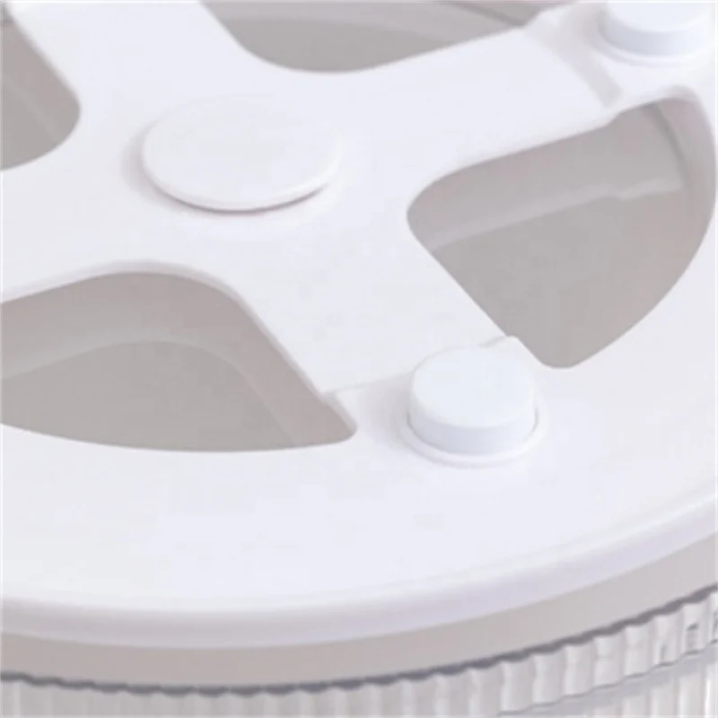 Rotating desktop containers Dresser Organizer Round Skincare Jewelry Cosmetic Storage Box Transparent rotatable makeup organizer