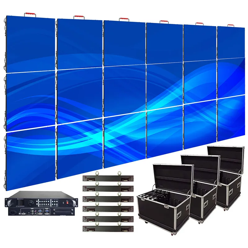 P3.91 P4.81 Outdoor RGB Full Color Gob led Module pantalla Outdoor 3.91 LED Video Wall display Screen