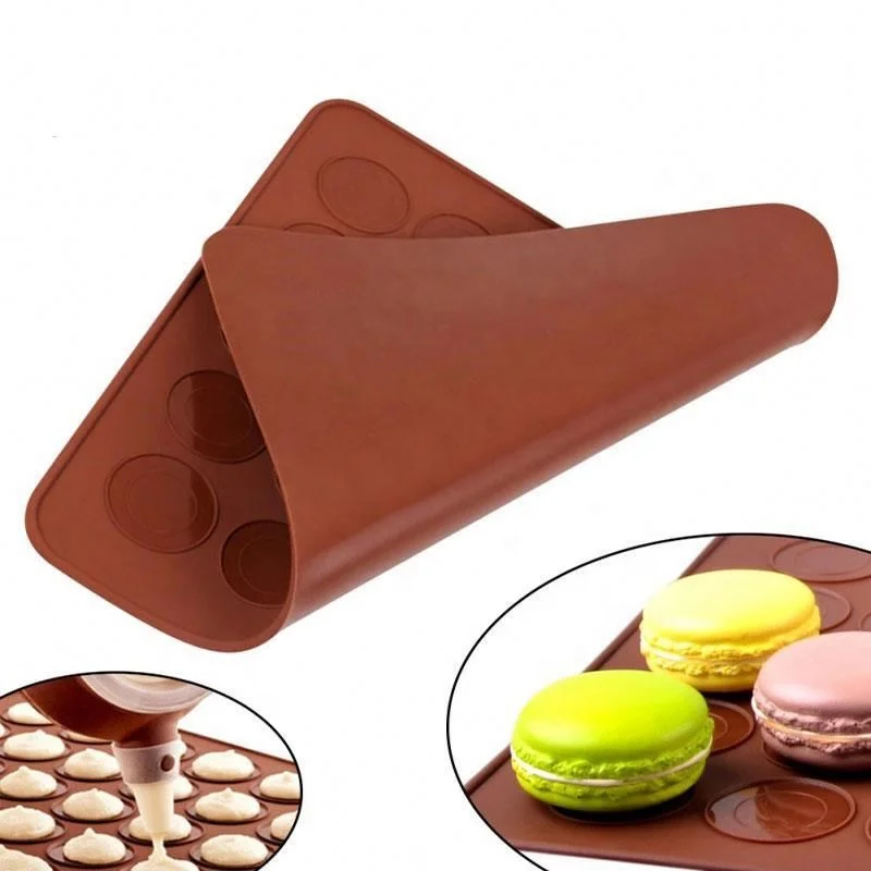 Factory Wholesale 26*29cm Microwave Safe Silicone Baking Macaron Mat
