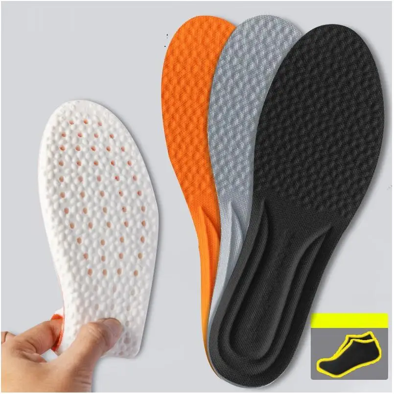 Insoles Hight Quality 2024 Soft Women 3D Print Oem/Odm Breathable Natural Rubber Feet Massage Bulk Pad Woven Insole Material