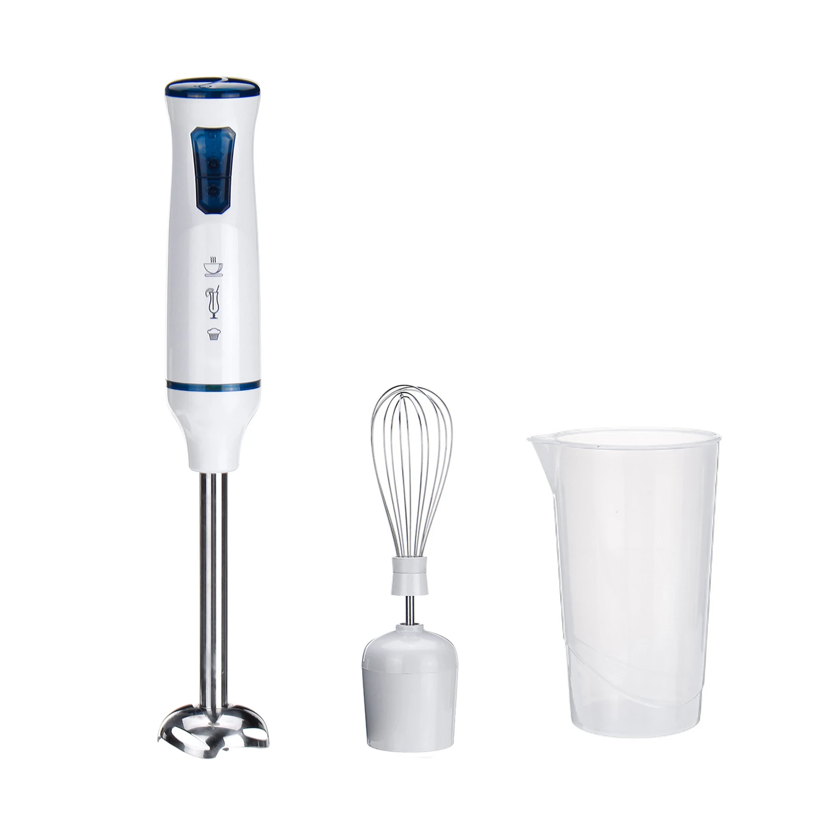 3-in-1immersion blender set 2-speed household high power Electric hand blender electric with Food Chopper Egg Beater
