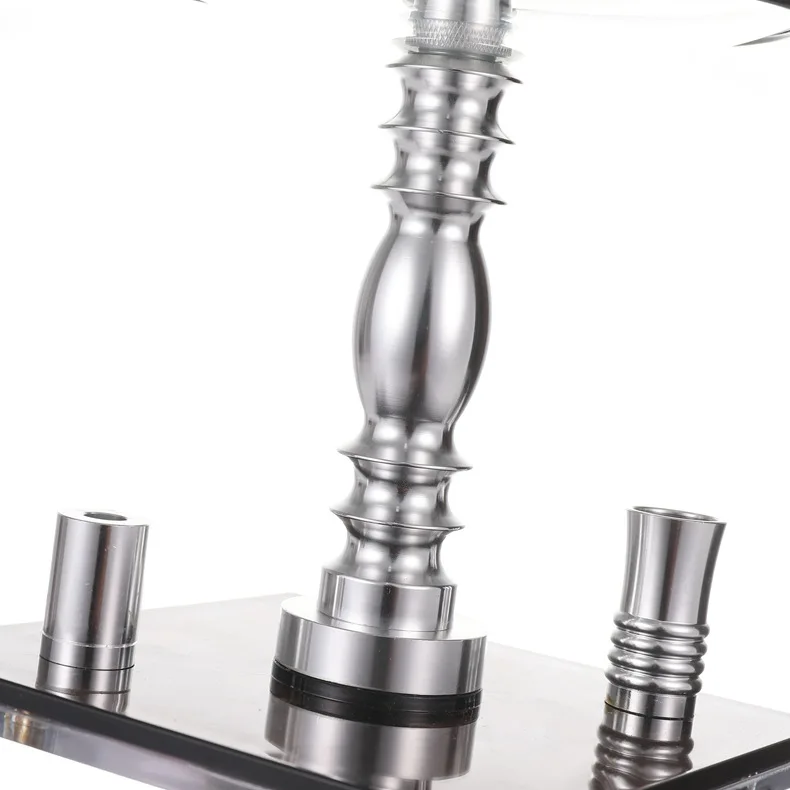 New Design Hookah Shisha Arab Transparent Acrylic Hookah Triangle Pot Hookah Set