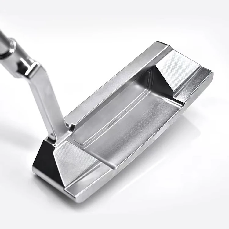 Premium Stainless Steel Golf Club with Right-Handed Putter Heads & Wedge Rubber Grip Accessory Designed for Left Handed Golfers