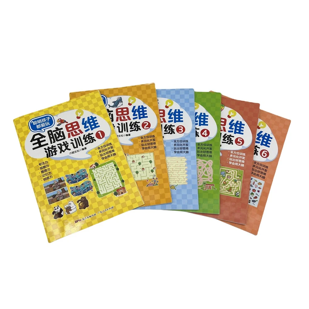 OEM Eco-friendly Custom Colorful Saddle Stitch English Story Book Set Printing for Kids Children