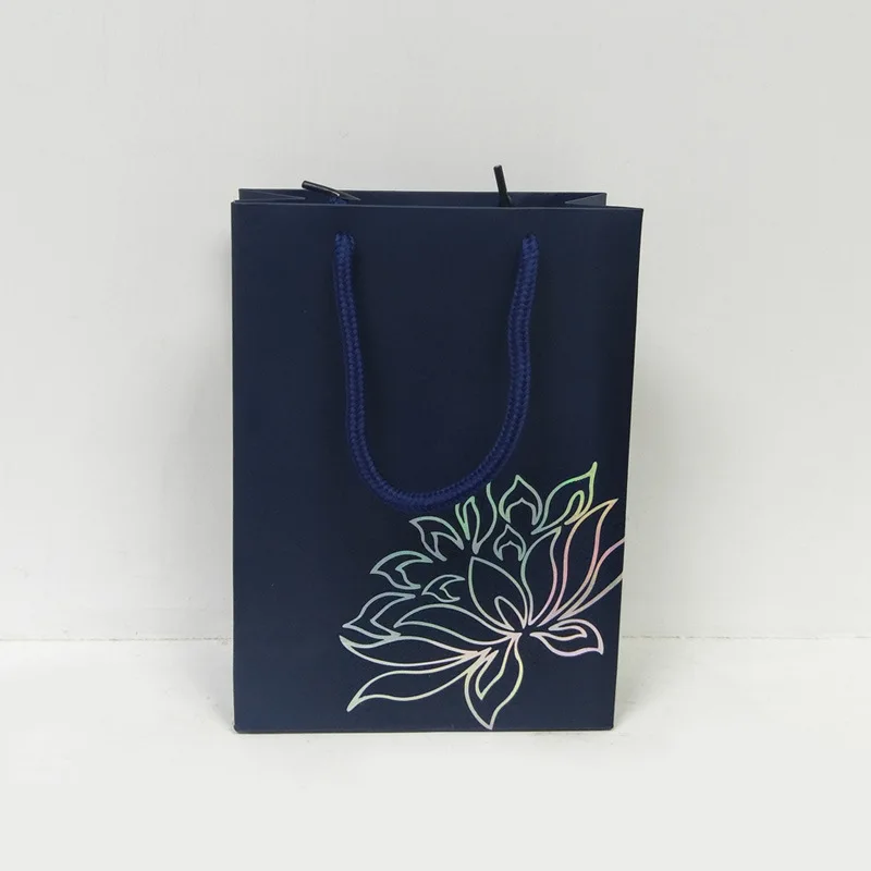 Christmas Gift Bag Window To Give Gift Back Tote Paper Bag Christmas Eve Apple Packaging Bag