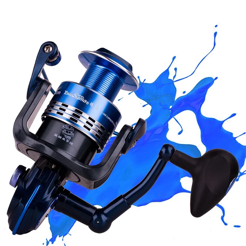 1000-7000 series metal body wire cup spinning carp fishing reels saltwater 15kg Drag Power Spinning fishing Reel
