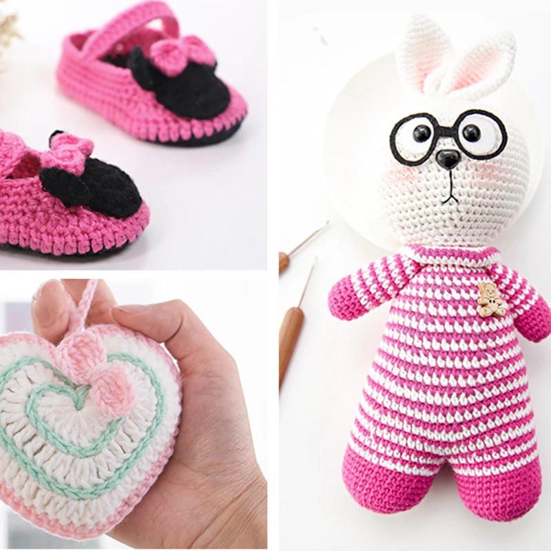 Customized Ring Spun Acrylic Yarn 50g Crochet Thread Yarn
